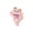 Pink, variant on Pet Toys Cat Toys,Cute Bear Shaped Soft Doll with Infused Catnip,Indoor Pet Toys for Cat Stress Relief & Interactive,Washable Small Doll Toy,Brown
