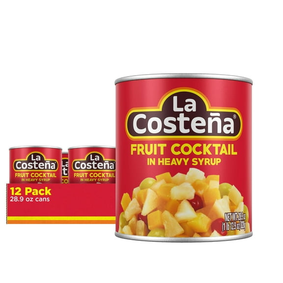 La Costeña Fruit Cocktail in Heavy KKS1 Syrup 29 oz (12-Pack)