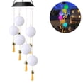 thumbnail image 1 of Laegsmetg Wind Chimes Crystal Ball Solar Wind Chimes Color-Changing Outdoor Waterproof Wind Mobile Led Solar Powered Wind Chimes Outdoor Decor, Yard Decorations, 1 of 8