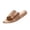 Rose Gold, variant on Women's Sparkly Rhinestone Slide Sandals, Round‑Toe Slip On Slippers, Casual Flat Sandals for Party Beach Daily Use