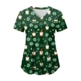 thumbnail image 2 of UngA St Patricks Day Shirts for Women 2026 V Neck Short Sleeve Tshirts with Pockets Trendy Dressy Casual Vacation Graphic Womens St Patricks Day T Shirts,XXXL, 2 of 8