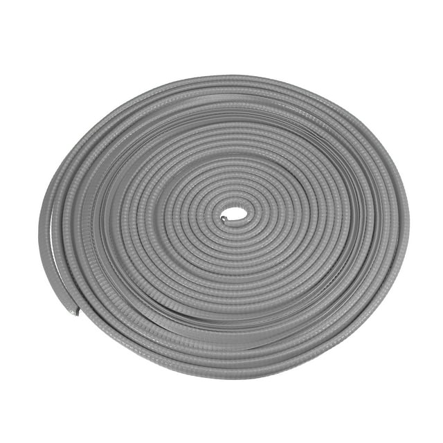 Unique Bargains Car Door Edge Guard 32.8ft U Shape Rubber Edge Trim Seal Strip Protector Universal PVC Iron Gray