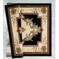 thumbnail image 3 of United Weavers Bristol Area Rug 2050 10570 Fallon Black Petals Bulbs 7' 10" x 10' 6" Rectangle, 3 of 3