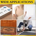 thumbnail image 5 of 2 Rolls 2 Styles Plastic Double Sided Adhesive Tapes for Fixing Carpet Bookbinding Repair Cloth Tape Dark Goldenrod 2.5~5cm 1 roll/style DIY, 5 of 5