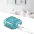 thumbnail image 4 of Compatible with Airpods Case, Ultra Thin Marble Airpod Case Full Protection Case Marble Pattern Airpods Case Portable Case for AirPods 2 Case Earpods Earbud Charging Case, 4 of 7