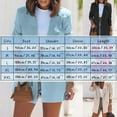 thumbnail image 3 of Dtydtpe jackets for women blazer jackets for women Womens Long Sleeve Double Coat Coat Blazer Jacket winter coats for women Sky Blue, 3 of 6