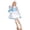 Sky Blue, variant on FASHOFT Halloween Dresses For Women Blue White Maid Nurse Stage Performance Cosplay Party Fancy Dress Outfit Halloween Costumes L