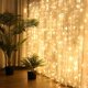 thumbnail image 1 of Cortina de Luces (600 LED) Cadena de Luces Impermeable 6Mx3M, 8 Modos, Decoración de Iluminación para Dormitorio, Patio, Fiestas, Navidad, Boda (Blanco Calido), 1 of 15