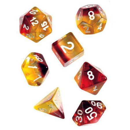 Sirius Dice Yellow & Red Polyhedral 7-Die Dice Set price history on PriceWatchPro