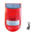 thumbnail image 3 of Billuyoard Sensor de luz alimentado por energía solar, luz de sonido impermeable recargable anit-thief para el hogar Iluminación y accesorios, 3 of 6
