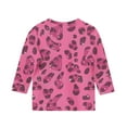 thumbnail image 4 of GA WEIHUA Girls' Shirts Funny 3D Cow Heart Print Tops Summer Crewneck 3/4 Sleeve Tees for Toddler Comfy Printed Casual Blouses Graphic Tees(Multicolor,9 Years), 4 of 4