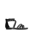 thumbnail image 2 of DREAM PAIRS Women's Dressy Gladiator Summer Cross Strappy Sandals Comfort Flat Casual Beach Fisherman Thong Sandals, 2 of 6