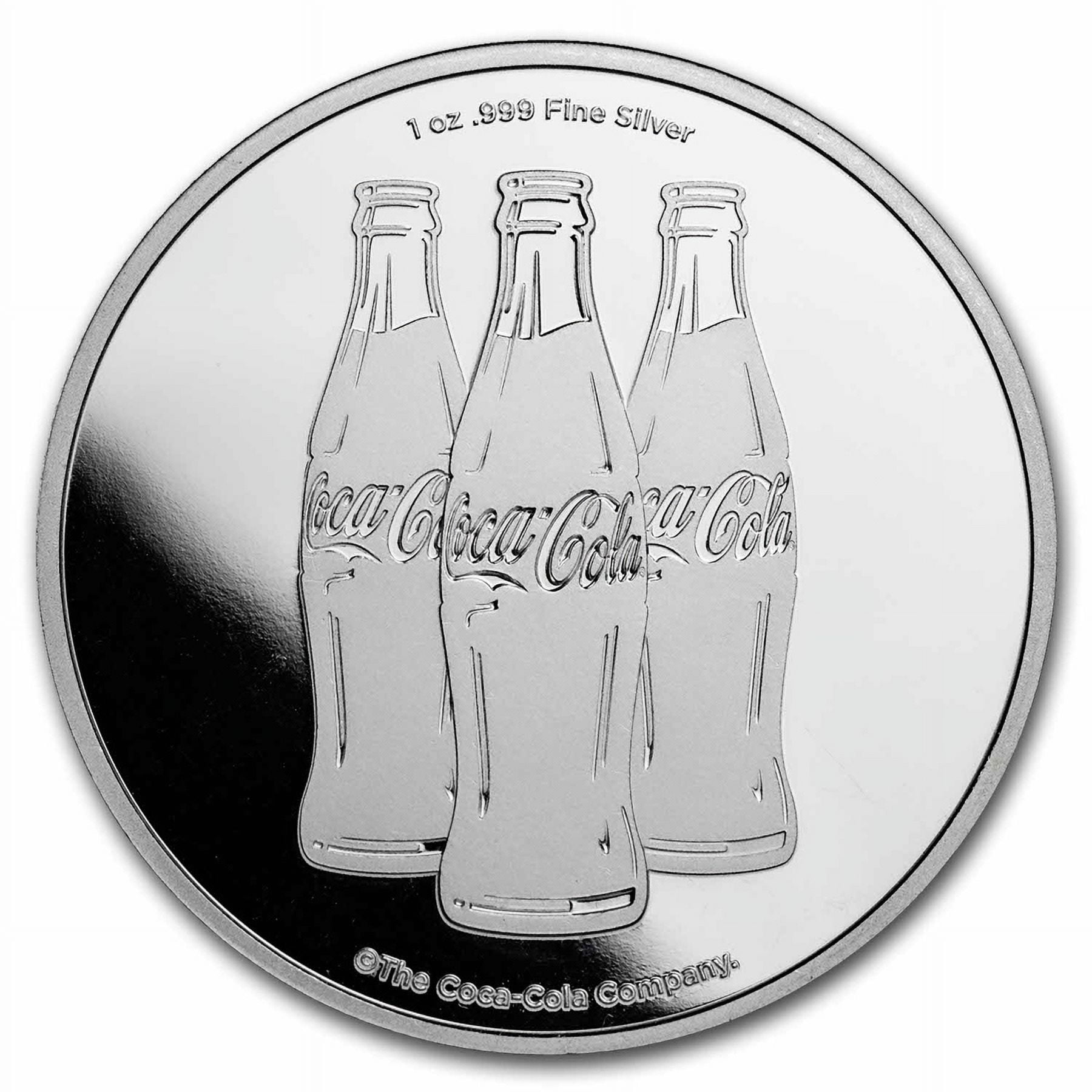 Coca-Cola® 1 oz Silver Struck Coin Round (Tube of 20 Coca-Cola® 1 oz Silver Struck Coin Round (Tube of 20