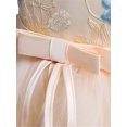 thumbnail image 2 of Honganda Robe Princesse Sans Manches Brodée Nœud Papillon Multi-Couches en Tulle, 2 of 10