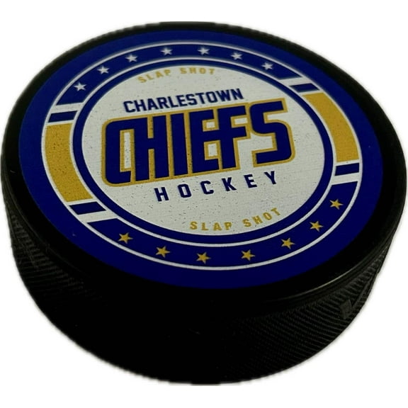 Slap Shot Charlestown Chiefs Hockey Puck
