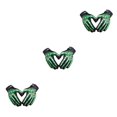 thumbnail image 4 of Maytalsory Lightweight And Shockproof Skeleton Riding Gloves For Autumn Winter Breathable And Comfortable Nylon Quick-drying green L 3Set, 4 of 6