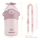 thumbnail image 2 of Termo Acero Inoxidable Vaso Térmico Para Niño Portátil 500ml Xtellar rosa, 2 of 3