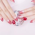thumbnail image 2 of 24PCS False Nail Simulated Pearl Rhinestone Fake Nail for Wedding Party, 2 of 5
