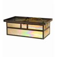 thumbnail image 6 of Meyda Tiffany 130112 Hyde Park Double Bar Mission 2 Light 22" Wide Flush Mount Ceiling, 6 of 7