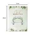 thumbnail image 5 of Married 3D Pop Up Wedding Card , Congratulation Cards with Vintage Car and Floral ,Invitation Card for Valentines Day Engagement Marriage Anniversary Bridal Shower Newlyweds with Envelope Green, 5 of 5