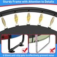 thumbnail image 2 of CITYLE Trampoline for Kids 600LBS 5.5FT Toddler Trampoline Indoor Outdoor with Basketball Hoop, Swing, Adjustable Bar, 66'' Mini Small Trampoline with Enclosure, Gifts for Toddlers, Boys & Girls, 2 of 8