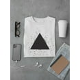 thumbnail image 3 of Geometric Black Triangle Art Tee Men's -Image by Shutterstock, 3 of 4