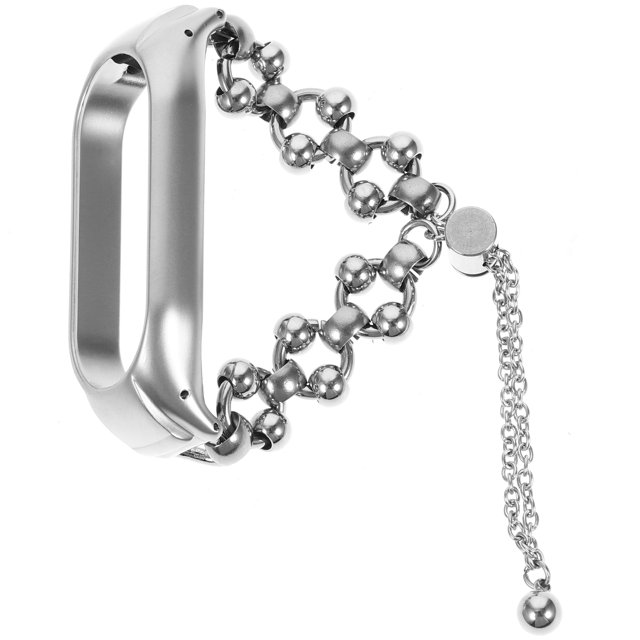 Shisuyan Bracelet de Montre en Acier Inoxydable Réglable Argent 1Ensemble 3.15x0.98x0.20 Po