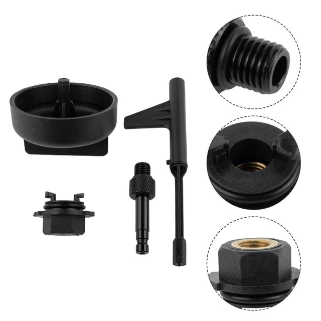 4pcs Transmission Oil Filling Adapter Tool Set For Mercedes 725.0 9-Speed Refill Adaptor Tool