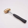 thumbnail image 6 of 1 Pound Brass Non-Sparking Hammer Metal Stamping Hammer with Comfortable Grip 9.65 Inches Long, 6 of 7