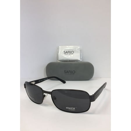 NIB Safilo SAF 1000S JVXP Y2 Black Polarized Sunglasses 61mm