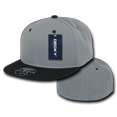 thumbnail image 2 of Retro Fitted Caps, Gry/Blk, 7, 2 of 2