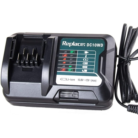 Limei Charger Replace for Makitas 10.8V 12V DC10WD BL1016 BL1021B BL1041B FD05 US Plug