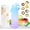 Gradient Blue, variant on 22oz Fruit Fragrance Water Bottle, Water Bottle BPA Free Starter up Set Drinking Bottles,with 7 Flavour pods%0 Sugar Water Cup,for Gym and Outdoor Gift