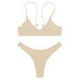 thumbnail image 2 of Bañador tipo bikini SherryDC para mujer, acolchado, color beige, 2 of 3