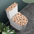 thumbnail image 2 of HELLHERO Pumpkin Pattern Toilet Cover Set Holiday Dressing Set of 2 Stays in Place Adjustable Toilet Seat Covers Fits All Toilet Shapes, 2 of 8