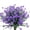 Purple, variant on Artificial Gypsophila Flowers Faux Floral Stems for Wedding Bouquets DIY Crafts Home Vase Decor Delicate Floral for Party Table Centerpieces, Red
