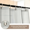 thumbnail image 4 of Pastel Painting Serene Dove Bathroom Accessory Curtain Sets Bath Curtain Anti-Slip Mats and Toilet Pad 66x72in, 4 of 8
