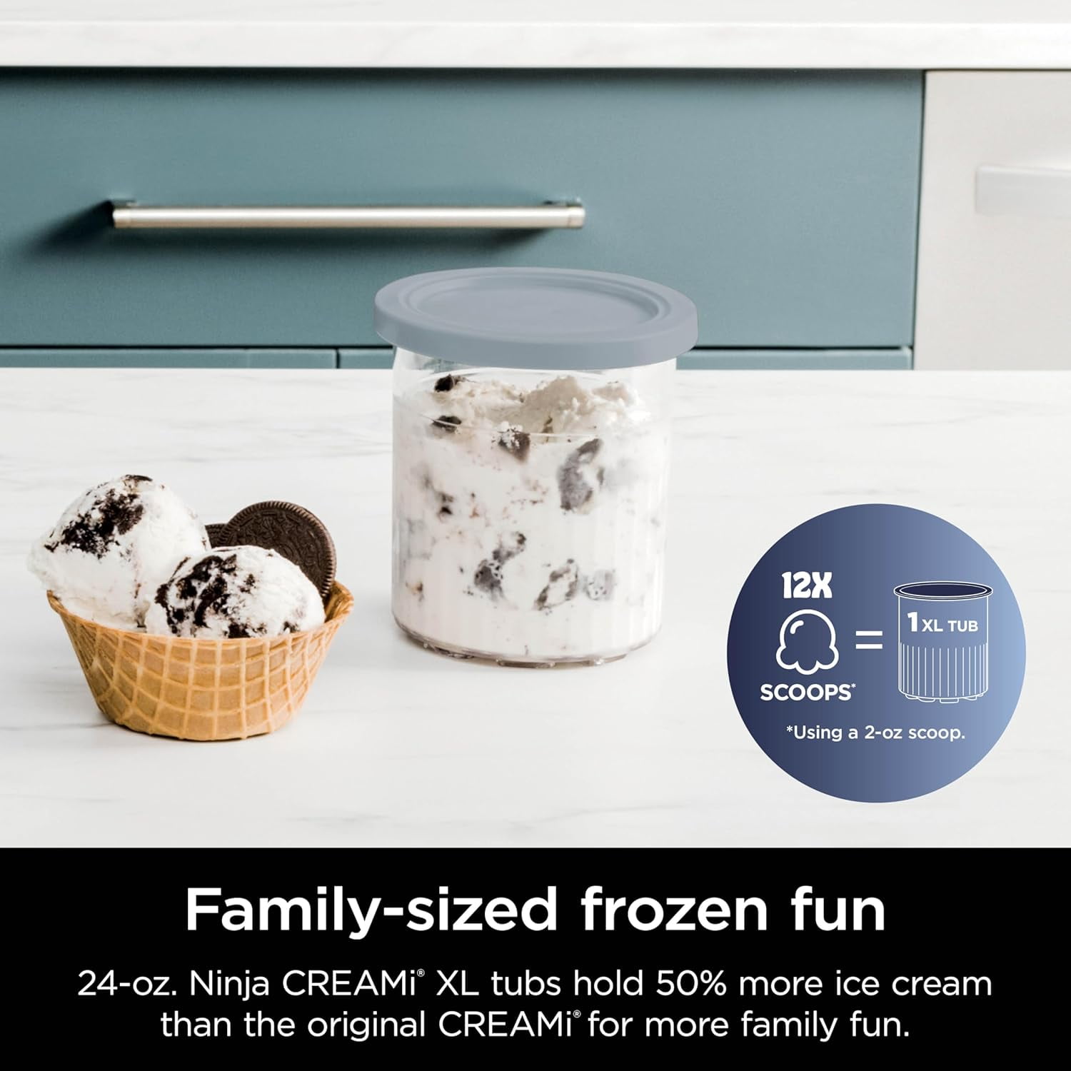 限定値下げ NINJA creami Ninja NC299AMZ CREAMi Ice Cream Maker, for Gelato, Mix-ins