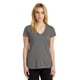 thumbnail image 1 of Camiseta de manga corta con cuello en V Everyday para mujer de Alternative, níquel, extragrande Ropa alternativa 02840MR, 1 of 1