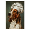 thumbnail image 3 of Treeing Walker Coonhound Dog Canvas Wall Art, Treeing Walker Coonhound Dog Poster Print Kitchen Wall Art, Kitchen Animal Pictures Wall Decor For Dining Room, 3 of 6