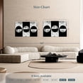 thumbnail image 4 of Elephant Stock Black Background Abstract Wall Art - Horizontal Canvas Wall Art - Living Room Wall Decor - Abstract Canvas - Black And Gray Decor - 48" x 32", 4 of 8