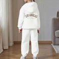 thumbnail image 5 of Gibobby Toddler Baby Girls Soft Clothes 12 24 Months 2T 3T 4T Long Sleeve Romper Jumpsuit Pants Outfit Set(3-4 Years,White), 5 of 7