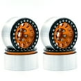 thumbnail image 1 of Yeacher Jantes de Roue en Alliage d'Aluminium, Jantes de Roue à Perle, Moyeu, 4 Pcs, Remplacement pour Axial TRX4 1/10, 1 of 7