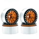 thumbnail image 1 of Ruedas, Llanta de rueda de aleación de aluminio, cubo de llantas de rueda Beadlock, reemplazo de 4 U Tomshoo  naranja, 1 of 7