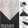 thumbnail image 3 of White Gray Red Marble Pattern Kitchen Rugs Sets Of 3,Kitchen Runner Rugs Non Skid Washable,Decorative Kitchen Floor Mats for Kitchen,Sink,Laundry,17"x30"+ 17"x47" + 17"x59", 3 of 6
