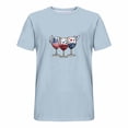thumbnail image 3 of Tops para hombre, blusas y camisas de cuello redondo y manga corta para hombre, blusas casuales de moda con cuello redondo y manga corta para hombre, blusas de poliéster para hombre, 3 of 4