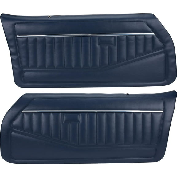 PUI 78FD18-P Interior Door Panels 1980-81 Camaro, Pr, Navy