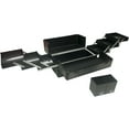 thumbnail image 5 of VER Beauty Makeup Train Case 6-Tier Aluminum Lockable Organizer, Black, 5 of 6
