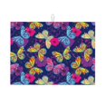 thumbnail image 1 of Fotbe Paint Butterflies Alfombrilla de Secado para Cocina con Estampado, 18x24 Pulgadas, 1 of 7