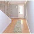 thumbnail image 2 of 2' X 8' Beige And Ivory Geometric Power Loom Runner Rug, 2 of 5